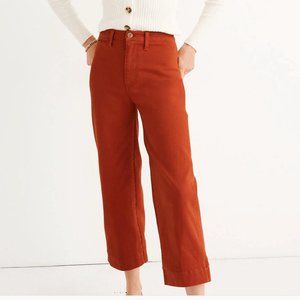 Madewell Slim Emmett Wide-Leg Crop Pants MEDIA 27T